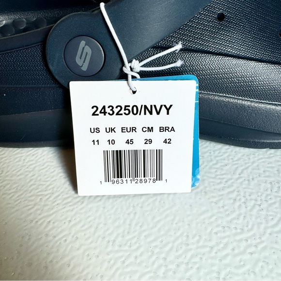 SKECHERS FOAMIES Summer Chill Men’s size 11 Navy. New in box! - Picture 8 of 9